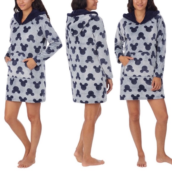 Disney Other - Nwt Disney Mickey Mouse Fleece Lounge Hoodie